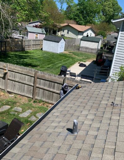 Photo of Virginia Beach Gutter Experts Installing New Gutters